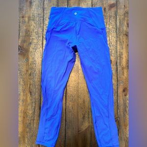 Lululemon Leggings size 8, Royal Blue